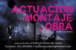 Taller de teatro Actuación y Montaje de Obra en Rosario
