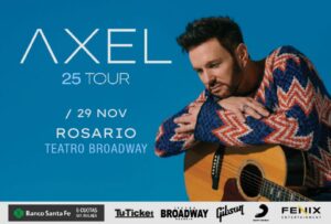 Axel llega al Teatro Broadway