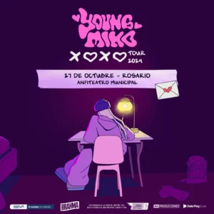 Young Miko se presentará en Rosario